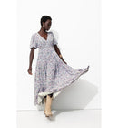 Robe Longue Imprimée Femme - Naturel Imprime
