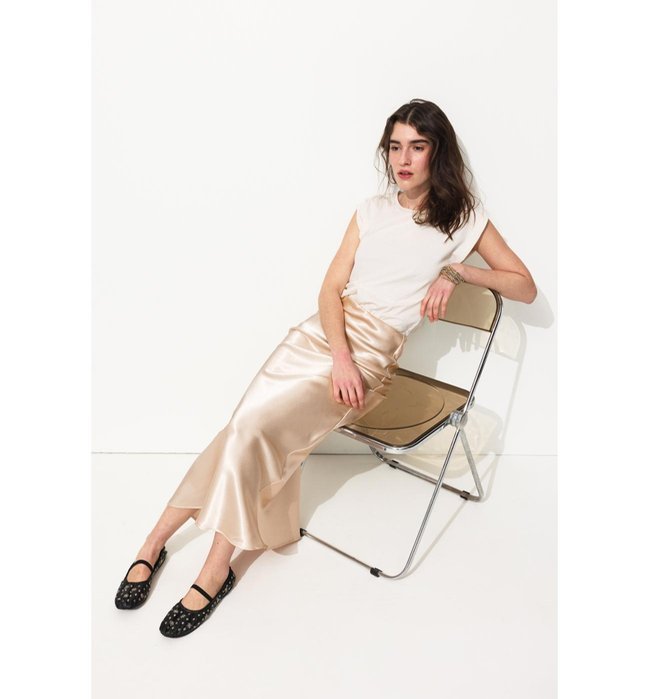 Robe Effet 2 en 1 Femme - Naturel Uni Clair
