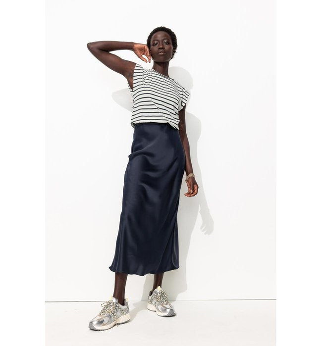 Robe Effet 2 en 1 Femme - Bleu Raye