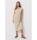 Robe-pull Pailletée Femme - Naturel Uni Clair