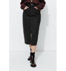 Jupe Midi en Jean Femme - Jeans Uni Fonce