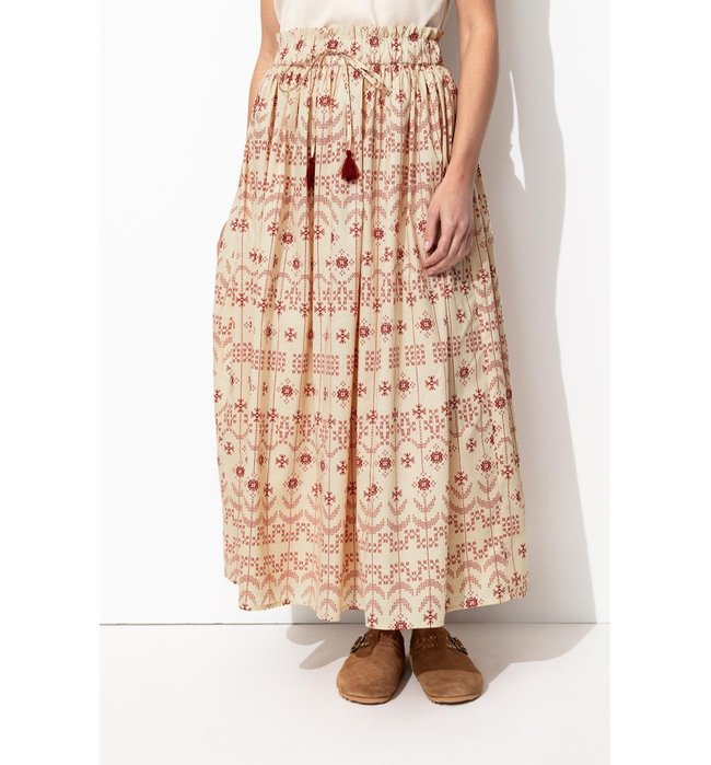 Jupe Jupon Imprimée Femme - Naturel Imprime