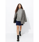 Jupe Courte en Tricot Femme - Bleu Uni Fonce