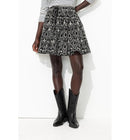 Jupe en Broderie Anglaise - Noir Imprime
