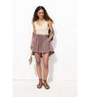 Débardeur Éco-conçu en Crochet - Naturel Uni Clair