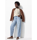 Cardigan à Effet Superposé - Naturel Uni Clair