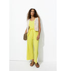 Combinaison-pantalon en Jersey - Jaune Uni Colore
