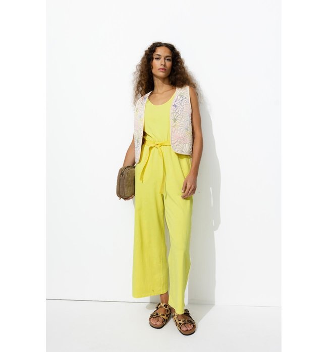 Combinaison-pantalon en Jersey - Jaune Uni Colore