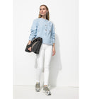 Jean Skinny Femme Gaspard - Blanc Uni Clair