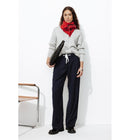 Pantalon Large Cordon Femme - Multicolore Raye
