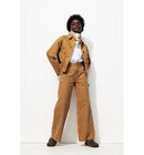 Pantalon Charpentier Femme - Grège Uni Fonce