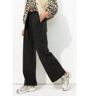 Pantalon en Gaze de Coton - Gris Uni Fonce