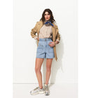 Short en Jean Femme - Jeans Uni Clair