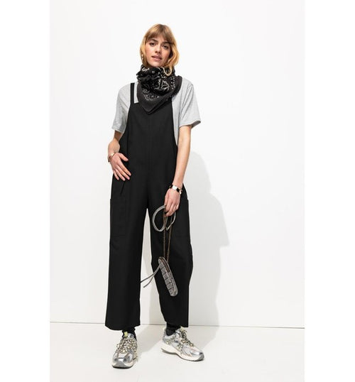 Combinaison-pantalon Femme - Noir Uni Fonce