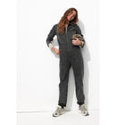 Combinaison-pantalon en Jean - Noir Uni Fonce