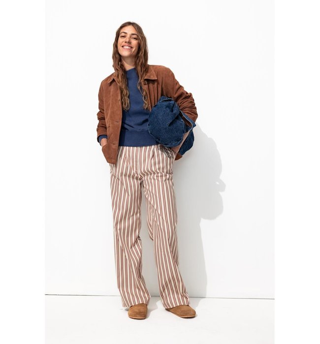 Billy Pantalon Large Rayé - Multicolore Raye