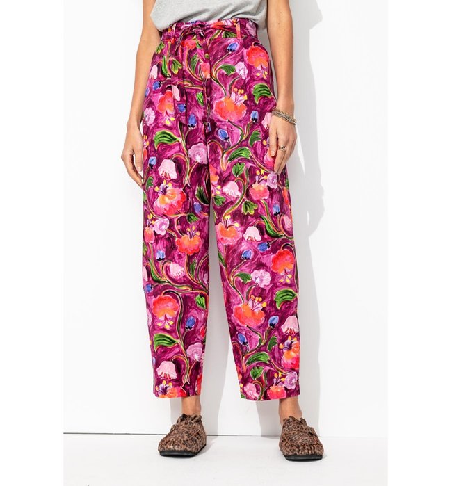 Pantalon Laura Gulshani - Violet Imprime