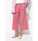 Jupe-culotte en Toile Femme - Rose Uni Colore