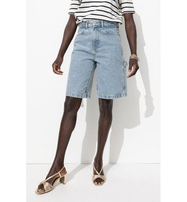 Bermuda en Jean Femme - Jeans Uni Clair