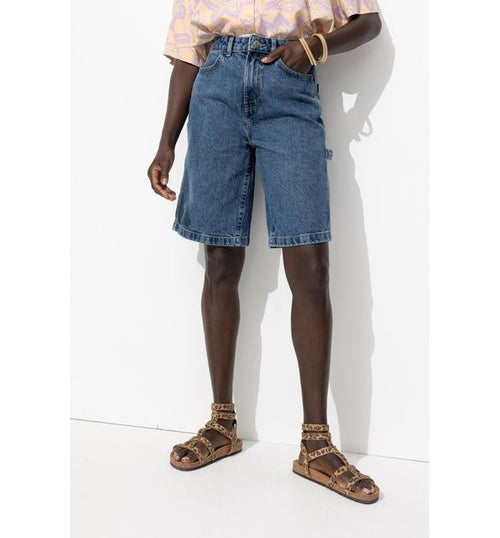 Bermuda en Jean Femme - Jeans Uni Fonce