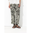 Pantalon Court Imprimé Femme - Noir Imprime