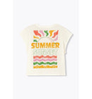 T-shirt Motif Devant et Dos - Naturel Imprime