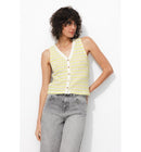Gilet sans Manches Femme - Multicolore Raye