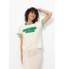 T-shirt Sisters Club - Vert Uni Colore