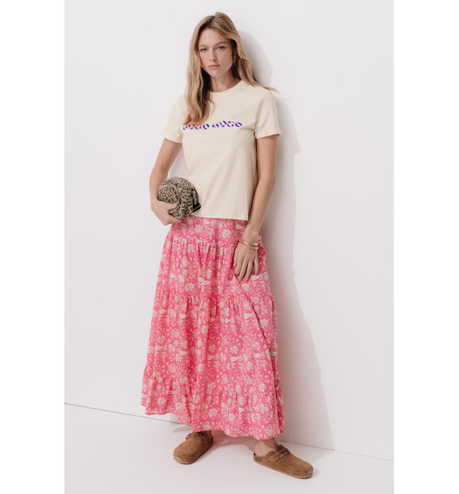 T-shirt à Message Femme - Naturel Imprime