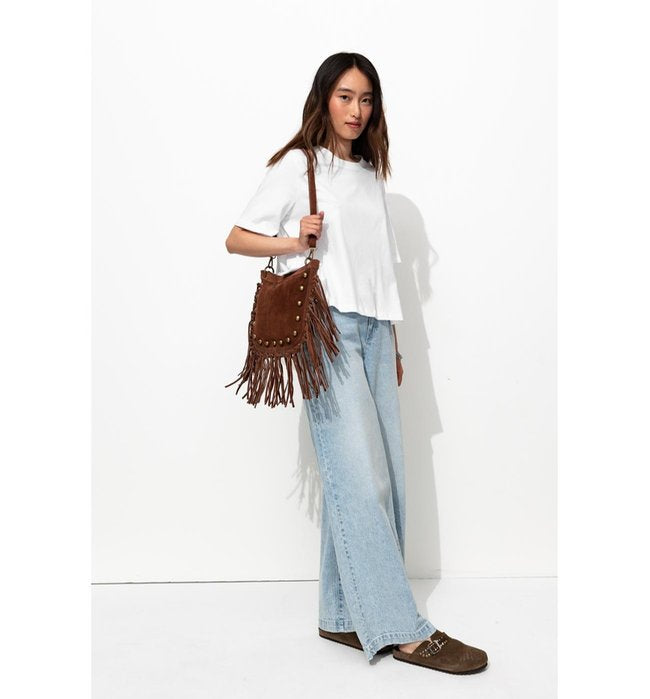 T-shirt Uni Évasé Femme - Naturel Uni Clair