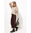 Sweat-shirt Uni Femme - Naturel Uni Clair