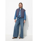 Teddy sans Manches en Molleton - Bleu Uni Colore