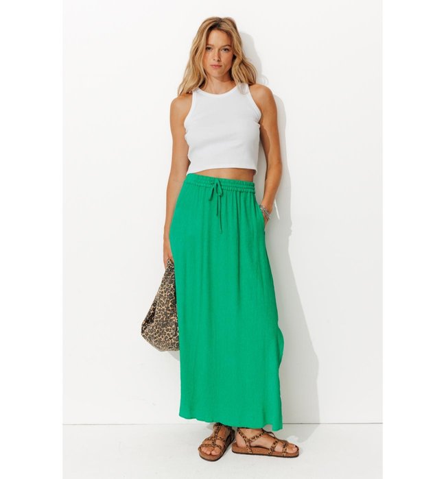 Crop Top Côtelé Femme - Blanc Uni Clair