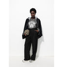Sweat-shirt à Message Femme - Gris Imprime