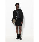 Sweat-shirt Teddy en Molleton - Noir Uni Fonce