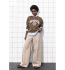 Sweat-shirt 1975 Léopard Femme - Multicolore Imprime