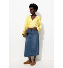 Chemise Oversize Imprimée - Jaune Imprime