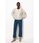Chemisier Broderie Anglaise - Naturel Uni Clair