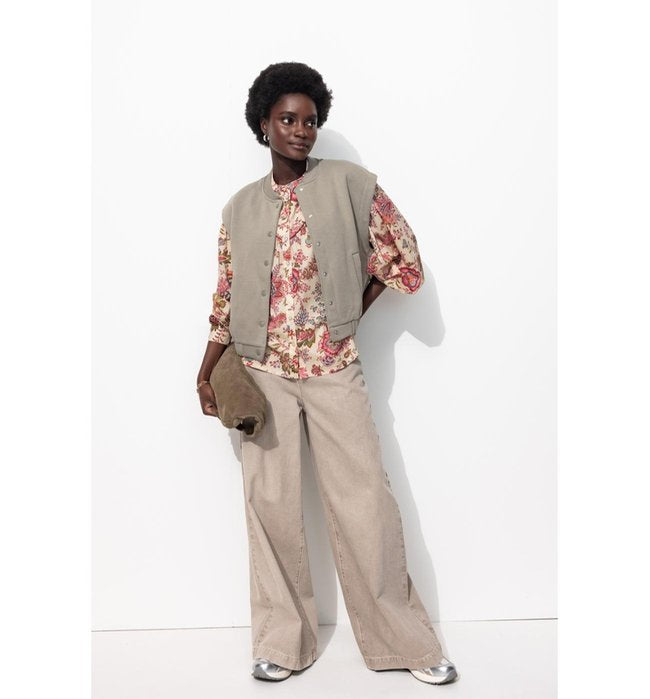 Chemise Imprimée Femme - Naturel Imprime
