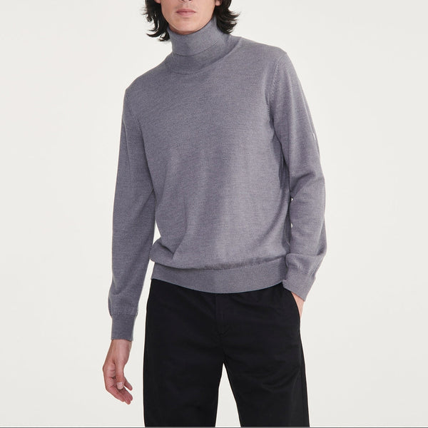 Maglione - Grigio mélange - Uomo