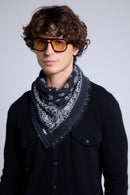 Echarpe Bandana Couronne Apache - Noir Blanc - Mixte