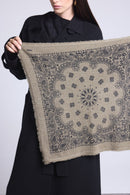 Echarpe Bandana Couronne Apache - Vert Khaki Noir - Mixte