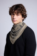 Echarpe Bandana Couronne Apache - Vert Khaki Noir - Mixte