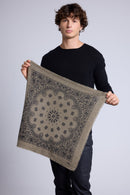 Echarpe Bandana Couronne Apache - Vert Khaki Noir - Mixte
