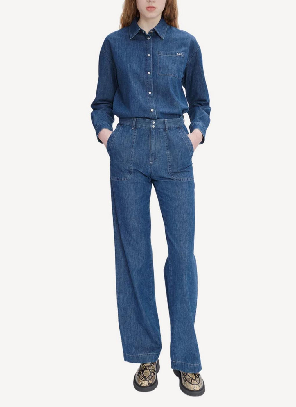 APC - Jean Seaside - Indigo Delave - Femme