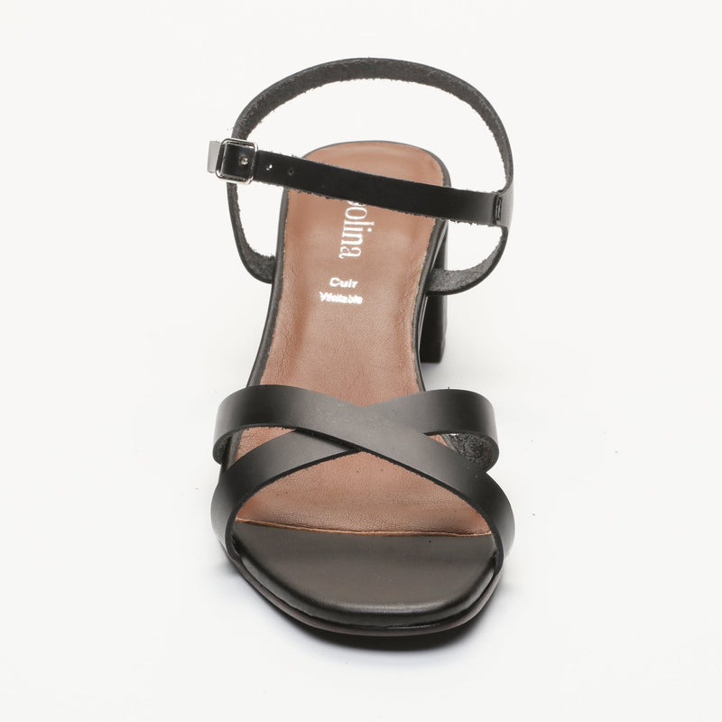 Apolina - Elvyne Heeled Sandals - Black