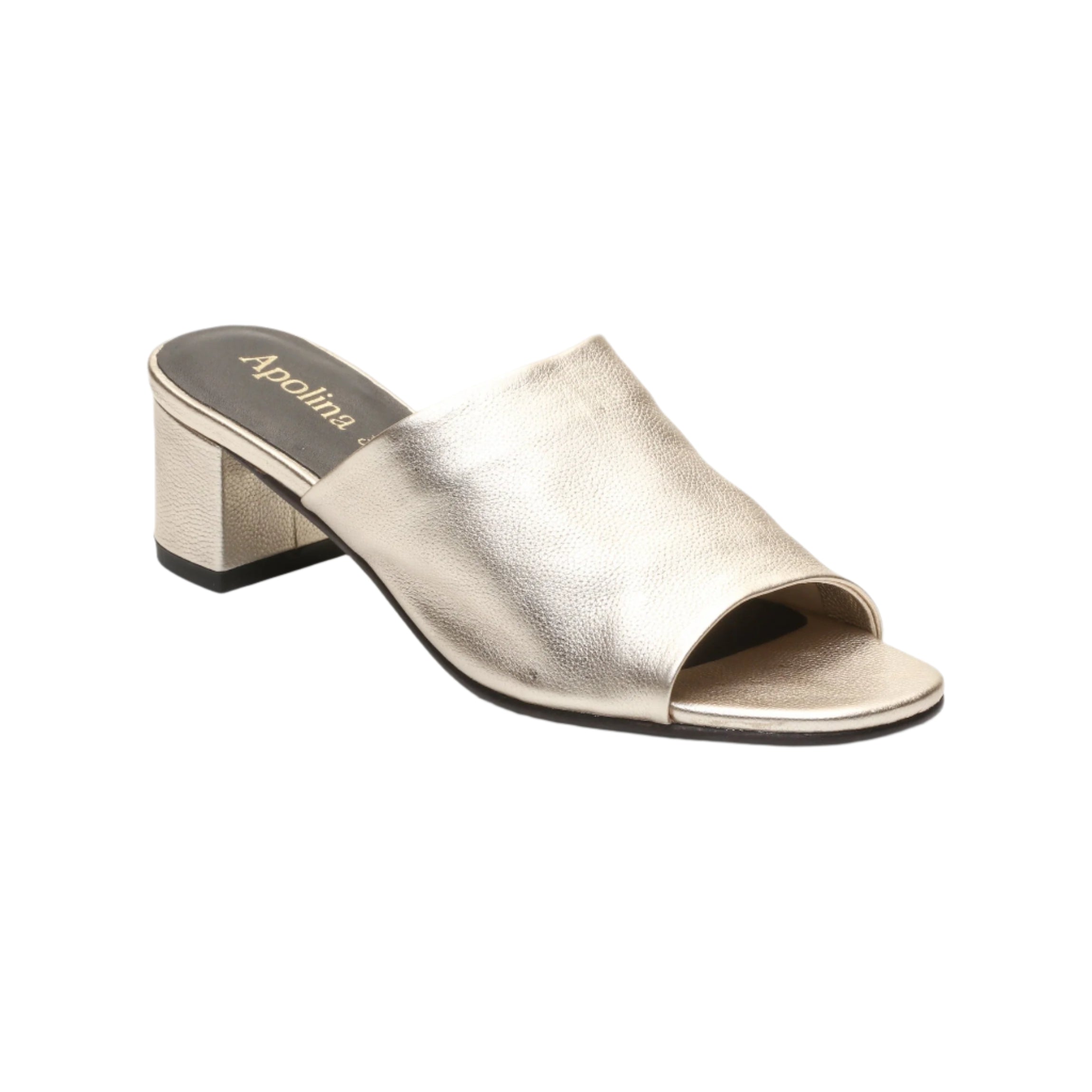 Apolina - Mules de tacón Lina - Dorado