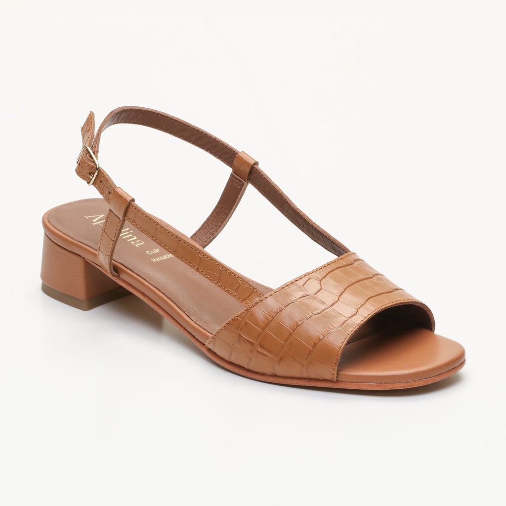 Apolina - Sandalias de tacón Limia - Marrón