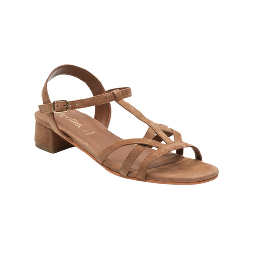 Apolina - Sandales A Talon Elina - Marron
