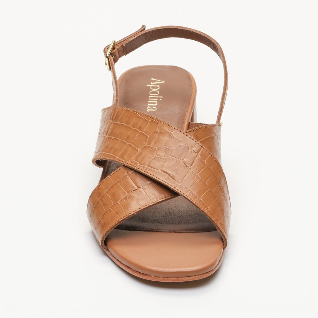 Apolina - Sandalias de tacón Lorel - Marrón